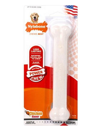 Nylabone Power Chew Chicken Flavored Dog Chew Toy