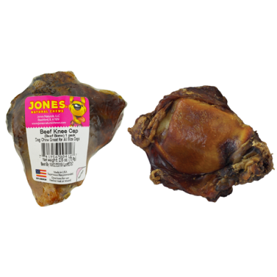 Jones Natural Chews Knee Cap Beef Bone