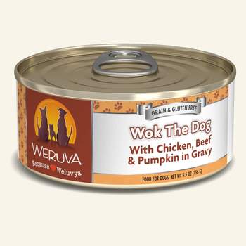 Weruva Wok the Dog with Chicken, Beef & Pumpkin in Gravy for Dogs