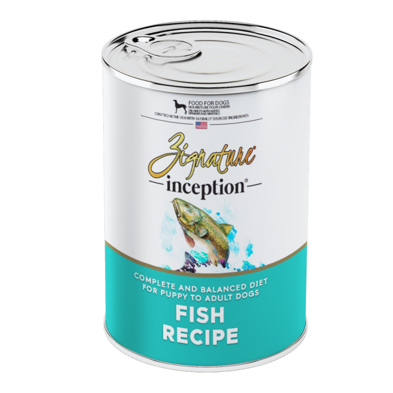 Zignature Inception Fish Recipe Canned Food for Dogs