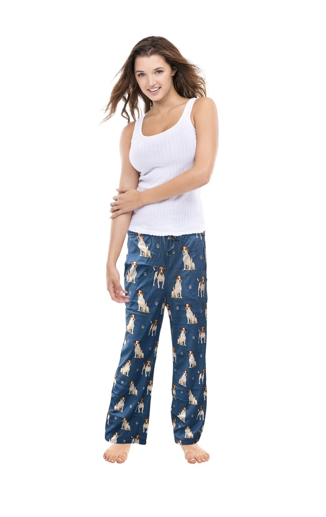Comfies Dog Breed Lounge Pants for Women, Jack Russell