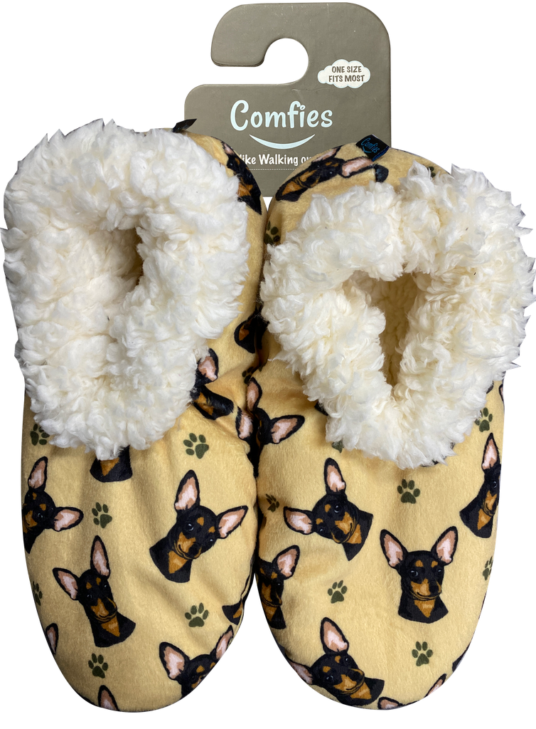 Comfies Pet Lover Slippers Chihuahua (Black)