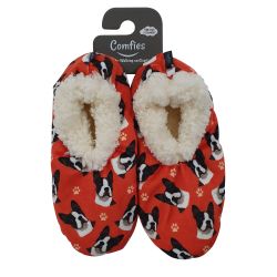 Comfies Pet Lover Slippers Boston Terrier