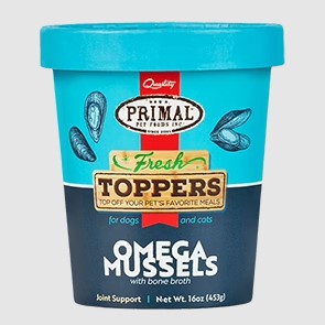 Primal Fresh Toppers Omega Mussels