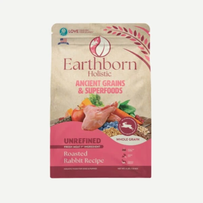 Earthborn Holistic Unrefined Roasted Rabbit Formula for Dogs