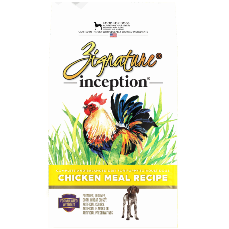 Zignature Inception Chicken Meal Recipe Dry Food for Dogs