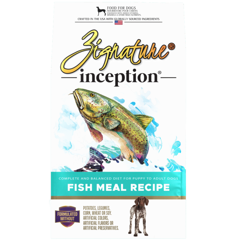 Zignature Inception Fish Meal Recipe Dry Food for Dogs