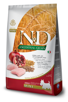 Farmina N&D Ancestral Grain Canine Chicken & Pomegranate Adult Mini