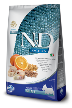 Farmina N&D Ocean Canine Cod, Spelt, Oats & Orange Mini Recipe