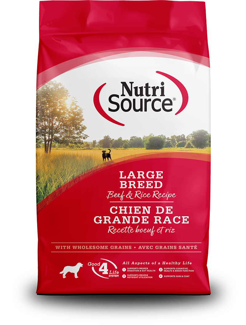 NutriSource® Large Breed Beef & Rice Recipe Dog Food