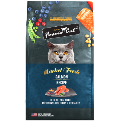 Fussie Cat Market Fresh Salmon Dry Cat Food