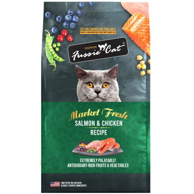 Fussie Cat Market Fresh Salmon & Chicken Meal Dry Cat Food