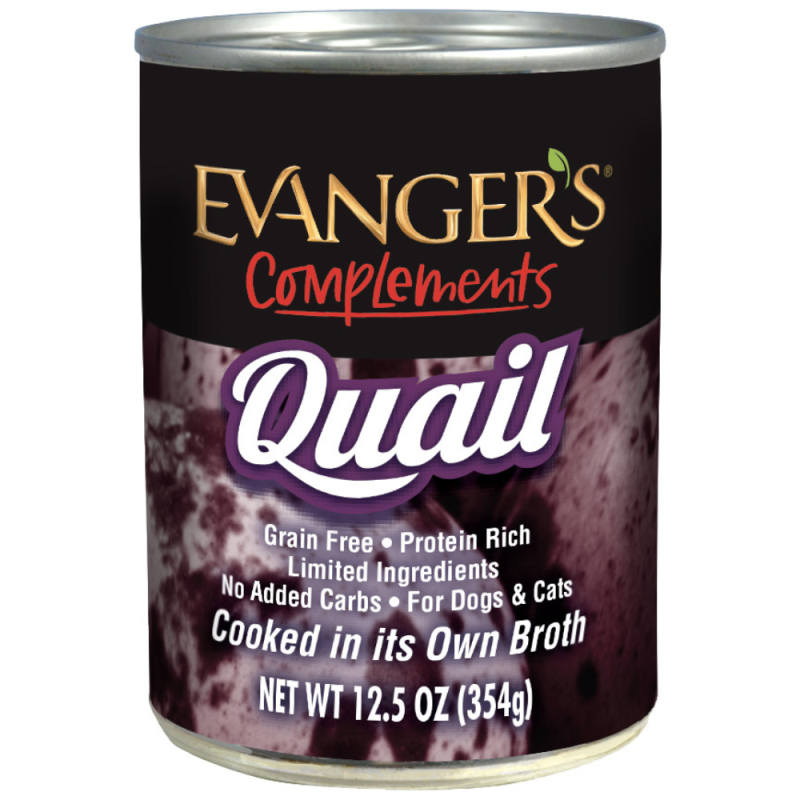 Evangers Complements Grain Free Quail for Dogs & Cats