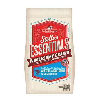 Stella & Chewy's Essentials Wild-Caught Whitefish, Ancient Grains & Salmon Recipe for Dogs