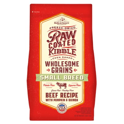 Stella & Chewy's Raw Coated Wholesome Grains Beef Small Breed Recipe Dog Food