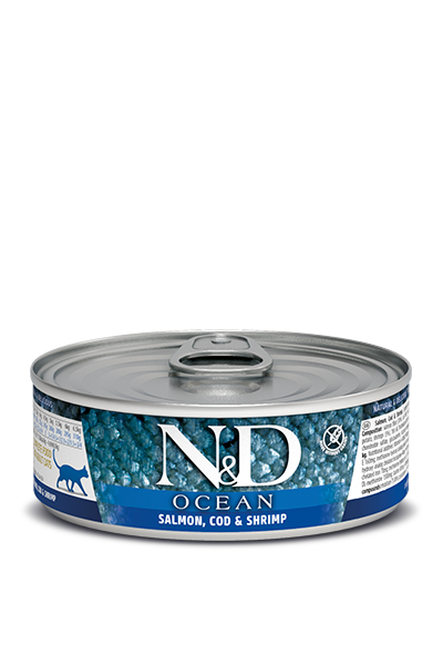 Farmina N&D Feline Salmon, Cod, & Shrimp Adult Wet Food