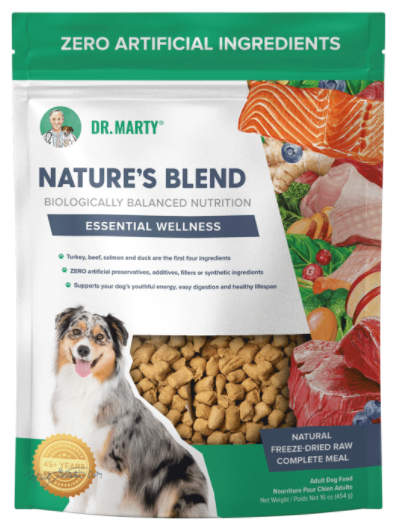 Dr. Marty Nature's Blend Essential Wellness Premium Freeze-Dried Raw Dog Food