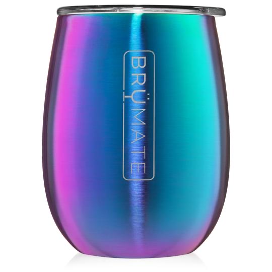 BrüMate Uncork'd XL Wine Tumbler-Rainbow Titanium