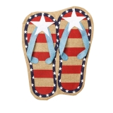 Evergreen Burlap Patriotic Garden Flag