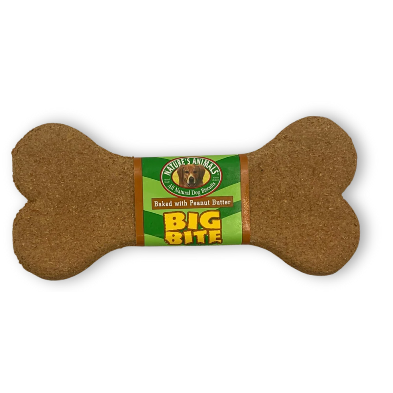 Nature's Animals Big Bite All Natural Dog Biscuit-Single