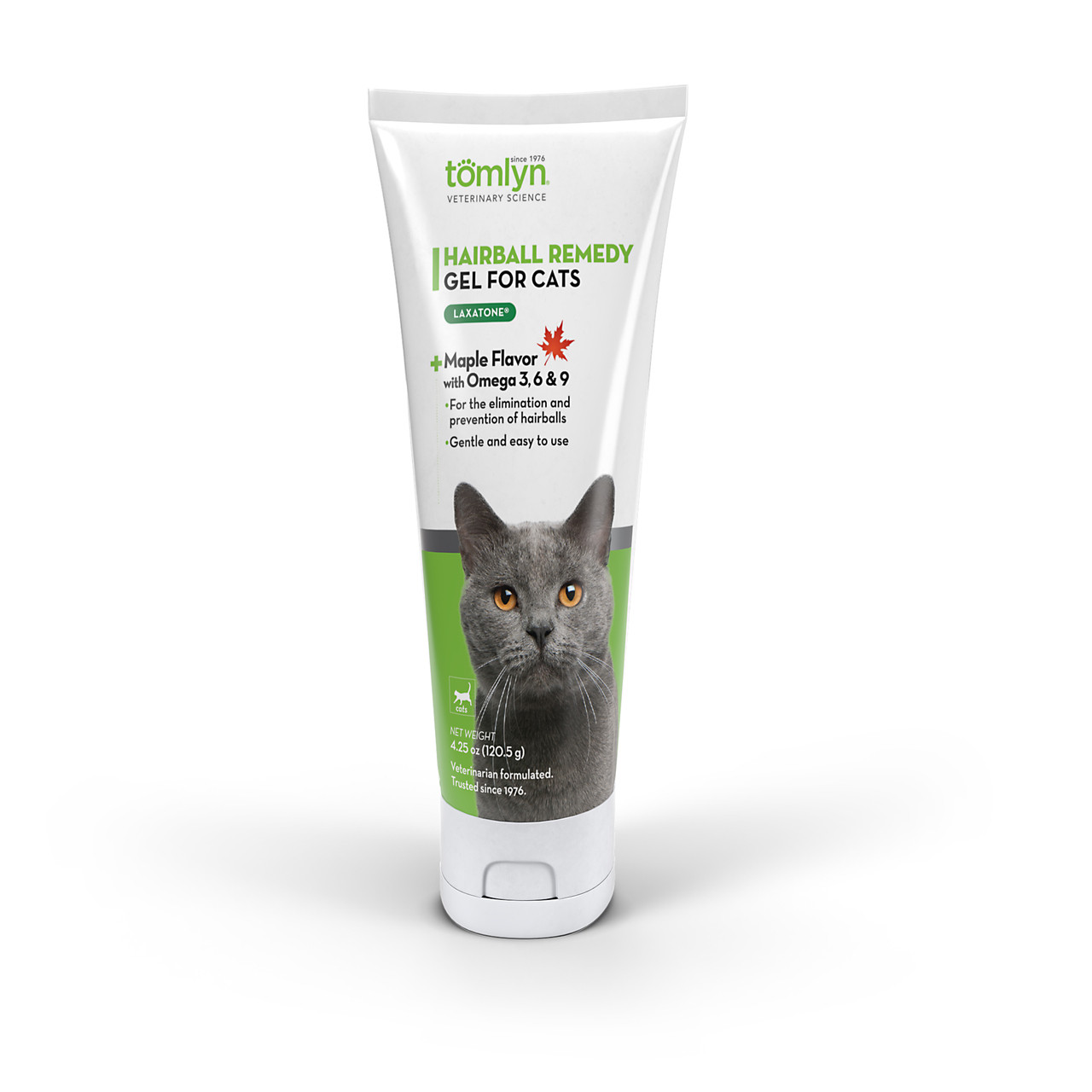 Tomlyn Hairball Remedy Gel Laxatone For Cats-Maple Flavor