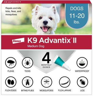 Bayer K9 Advantix® II Topical Flea, Tick, & Mosquito Treatment for Dogs