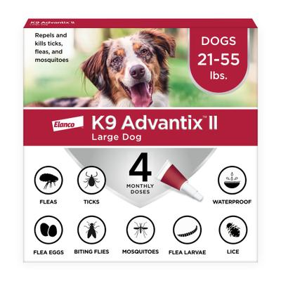 Bayer K9 Advantix® II Topical Flea, Tick, & Mosquito Treatment for Dogs