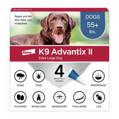 Bayer K9 Advantix® II Topical Flea, Tick, & Mosquito Treatment for Dogs