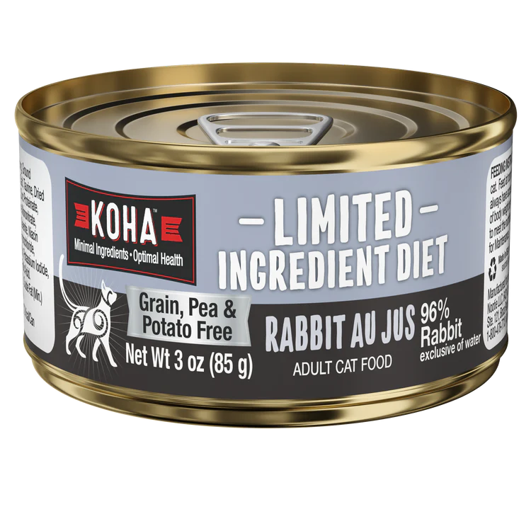 KOHA Limited Ingredient Diet Rabbit Au Jus for Cats