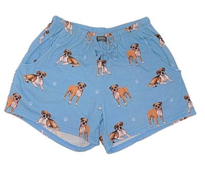 Comfies Dog Breed Lounge Shorts for Women-Boxer