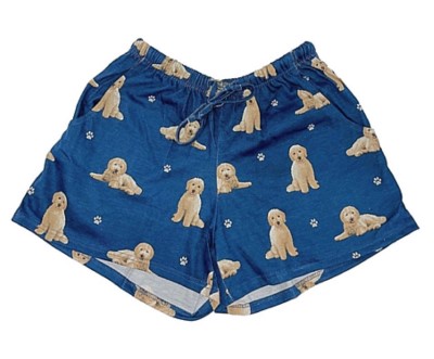 Comfies Dog Breed Lounge Shorts for Women-Goldendoodle