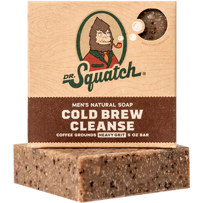 Dr. Squatch Men's Natural Bar Soap-Cold Brew Cleanse