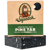 Dr. Squatch Men's Natural Bar Soap-Pine Tar