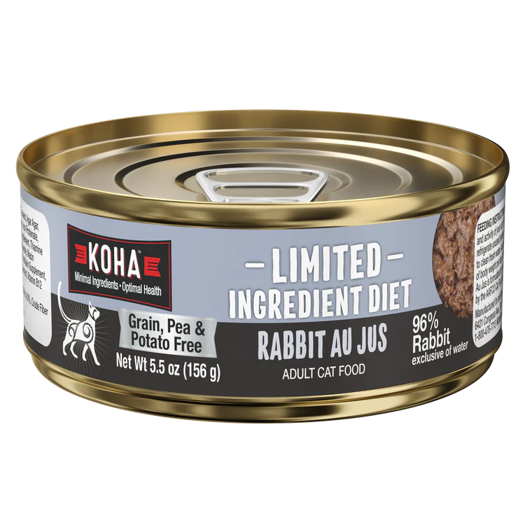 KOHA Limited Ingredient Diet Rabbit Au Jus for Cats