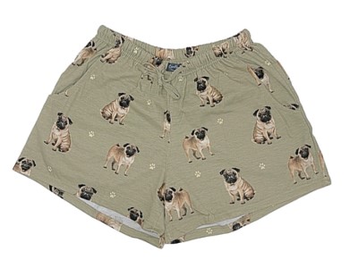Comfies Dog Breed Lounge Shorts for Women-Pug