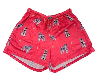 Comfies Dog Breed Lounge Shorts for Women-Schnauzer