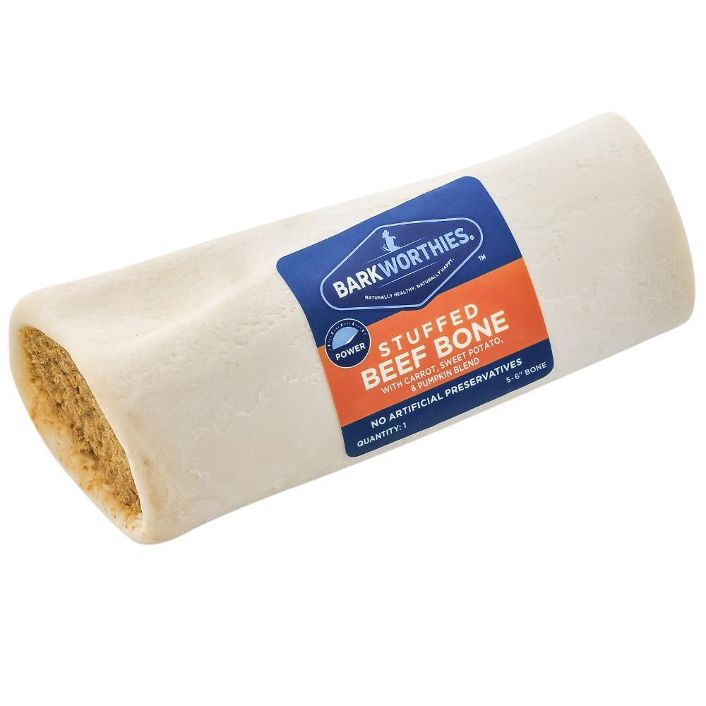 Barkworthies Shin Bone Stuffed with Sweet Potato, Pumpkin, & Carrot Blend