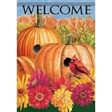 Carson Signs of Fall Stand Flag