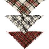 Holiday Plaid Pet Bandana Set