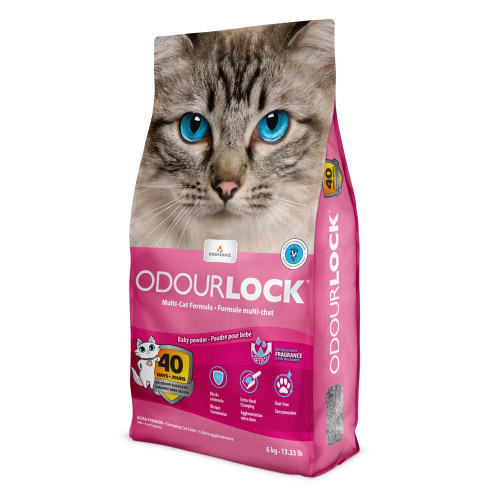 Intersand Odorlock Baby Powder Scented Cat Litter