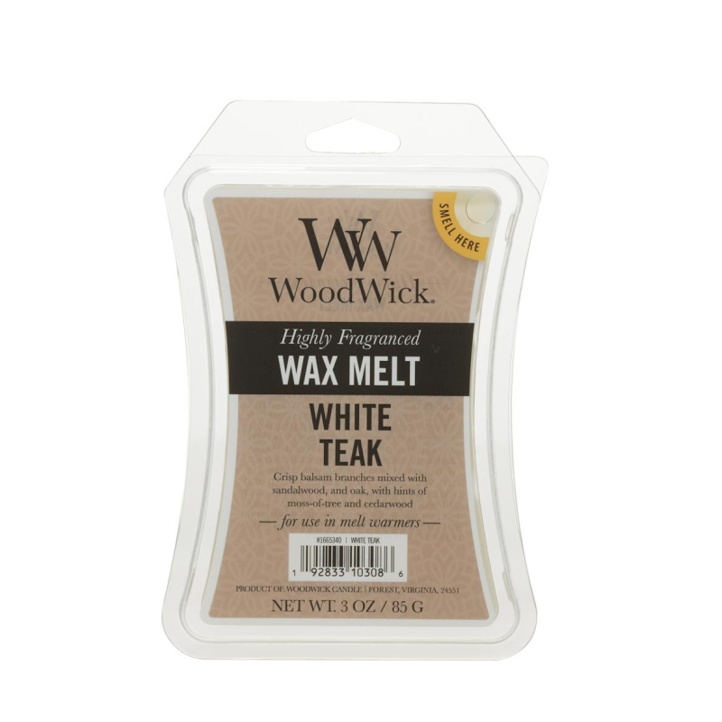 WoodWick Wax Melt-White Teak