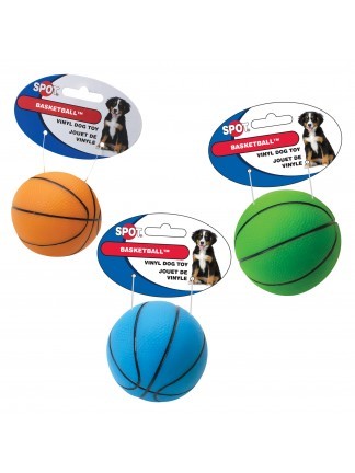 Vinyl Basketball Toy 3"-Assorted Colors