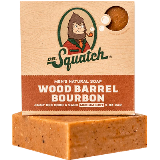 Dr. Squatch Men's Natural Bar Soap-Wood Barrel Bourbon