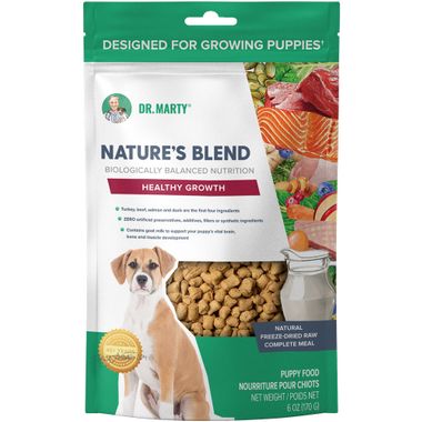 Dr. Marty Nature's Blend Healthy Growth Premium Freeze-Dried Dog Food for Puppies