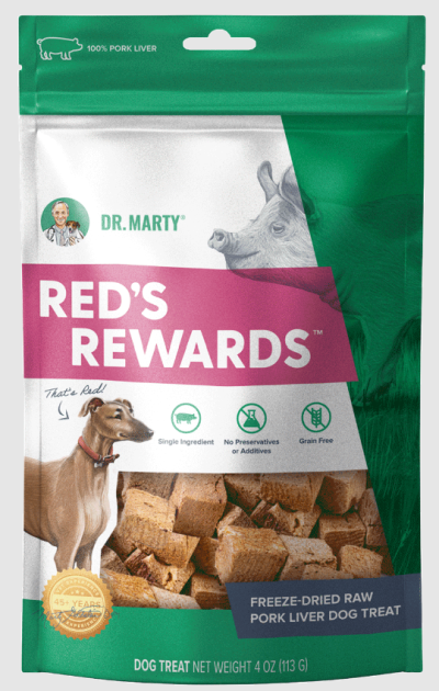 Dr. Marty Red's Rewards Freeze-Dried Pork Liver Dog Treats