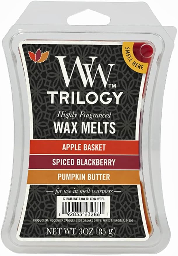 WoodWick Wax Melt-Trilogy - Autumn Harvest