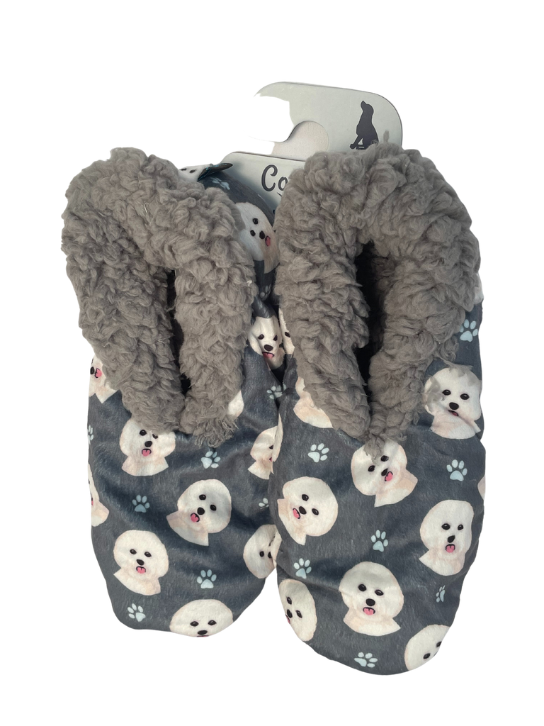 Comfies Pet Lover Slippers Bichon Frise