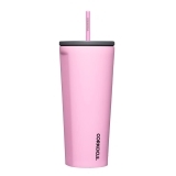 Corkcicle Cold Cup Insulated Tumbler with Straw-Sun-Soaked Pink