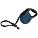KONG Terrain Reflective Retractable Dog Leash-Blue
