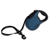 KONG Terrain Reflective Retractable Dog Leash-Blue